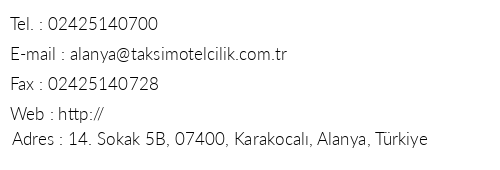 Taksim International Hotel Obakoy telefon numaralar, faks, e-mail, posta adresi ve iletiim bilgileri